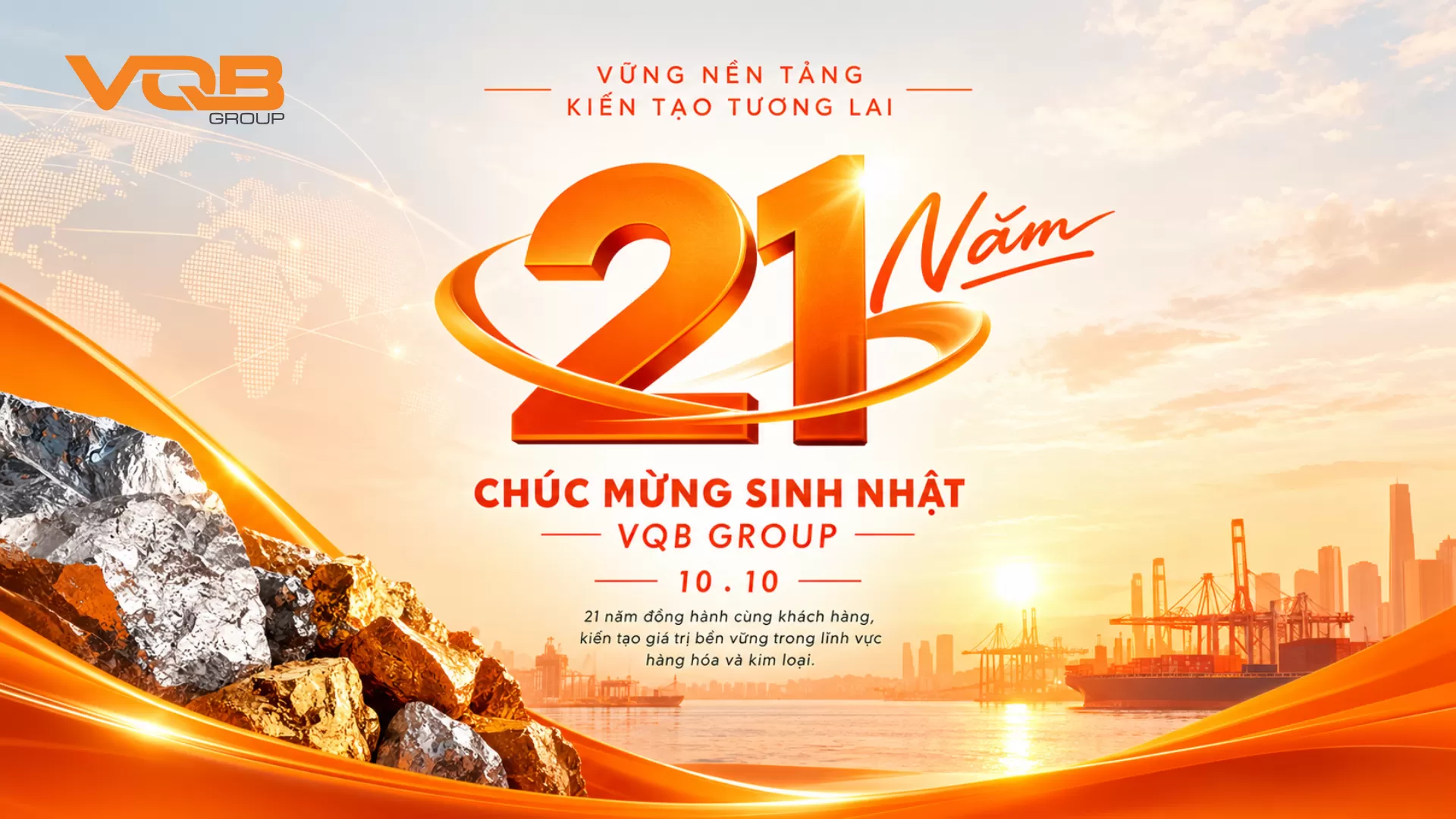 Sinh nhật 21 năm VQB Group: Cảm ơn Quý khách hàng, Quý đối tác đã đồng hành